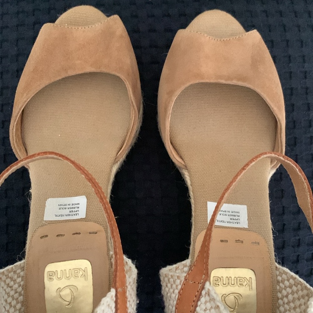 Kana Suede Wedges - Picture 6 of 8